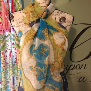 Italian scarf 62L x 13W OS. NWT